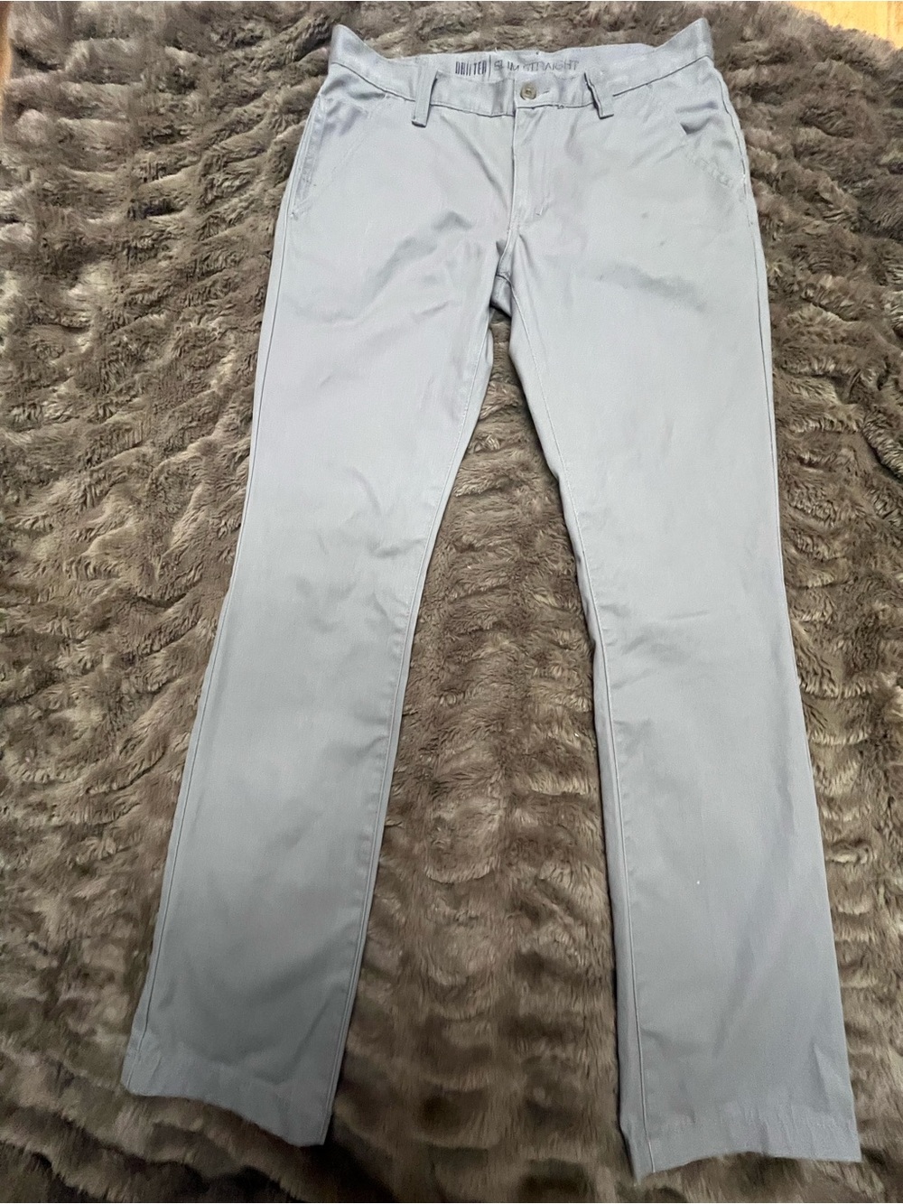 Free World Clothing Co Drifter Slim Straight Gray Chinos